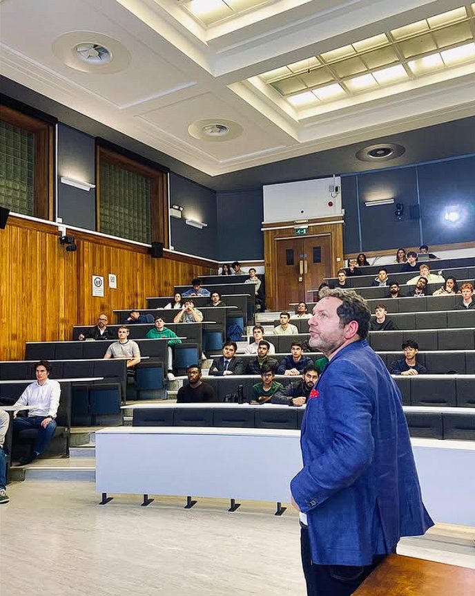 Andrew Simpson, CEO of SIGMA Financial, speaking to BTS members
